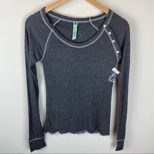 Honeydew Grey Top Size S